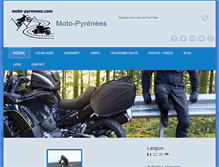 Tablet Screenshot of moto-pyrenees.com